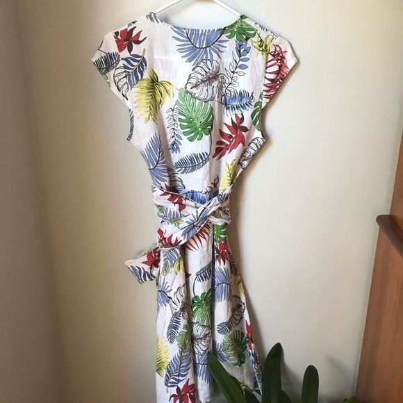 Pure Linen, NWT, Small, Hawaiian Dress - Picture 8 of 11